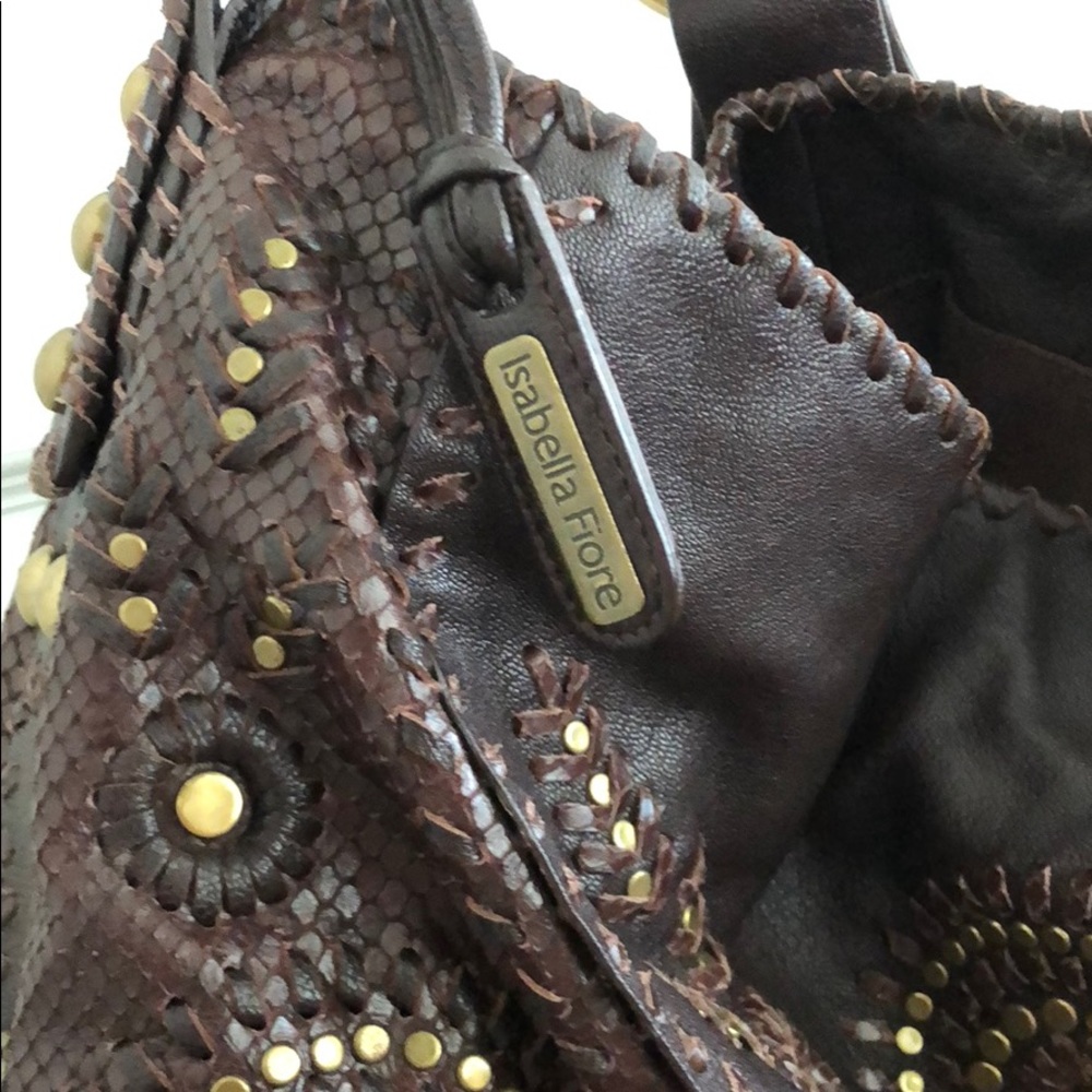 Used once Isabella Fiore real leather handmade bag